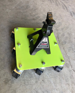 Rolling car jack outlet stands